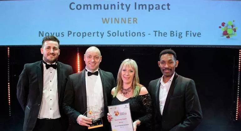 Novus Scoop a Community Impact Award