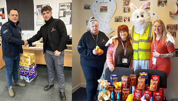 NOVUS DELIVERS EASTER EGGS TO CHARITIES ACROSS GREAT BRITAIN